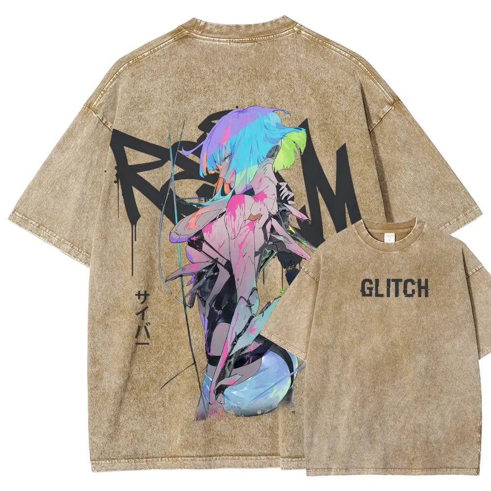 Cyberpunk Unisex Fit Washed T-Shirt 25 7 36872