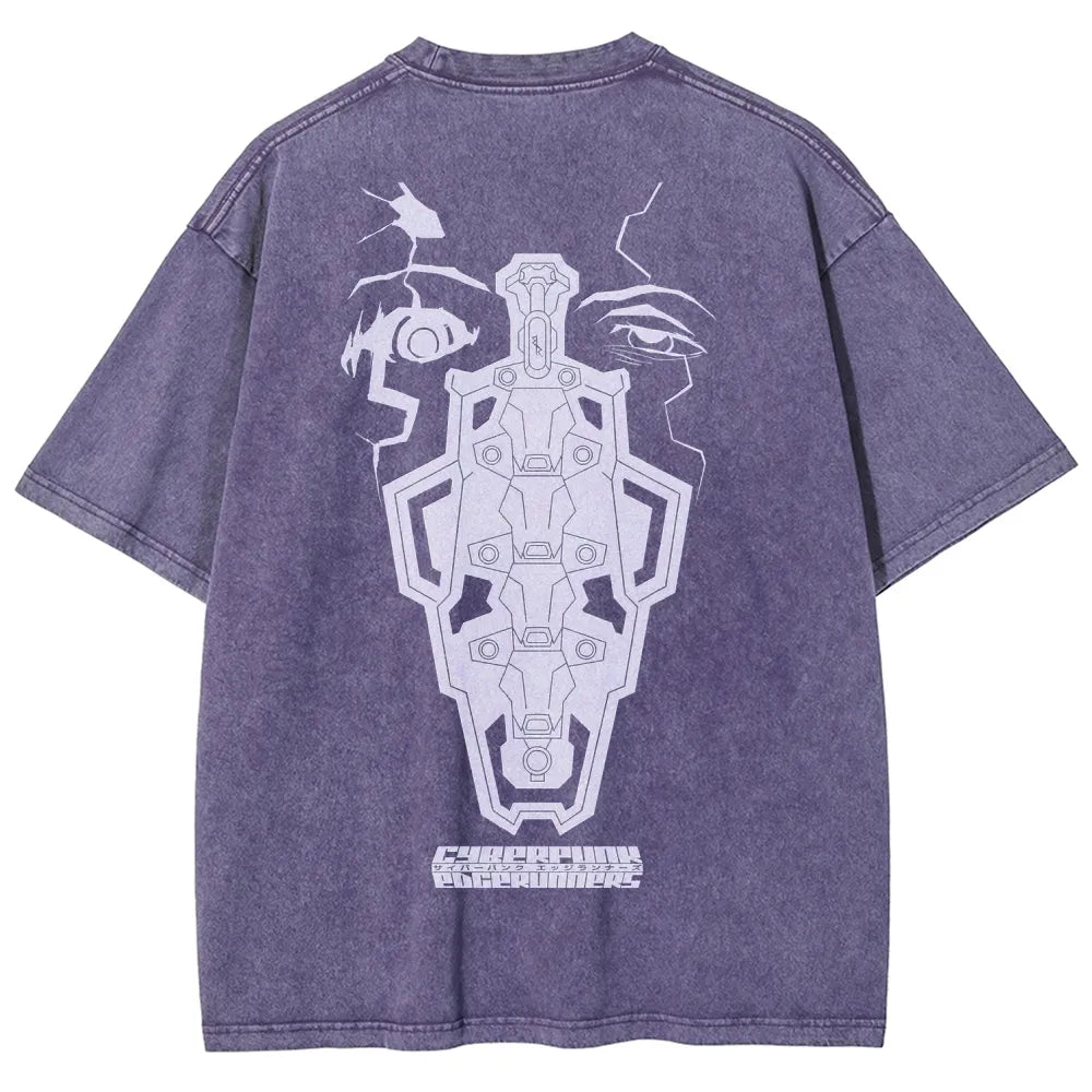 Cyberpunk Edgerunners Unisex Fit Washed T-Shirt 25 9 12 86