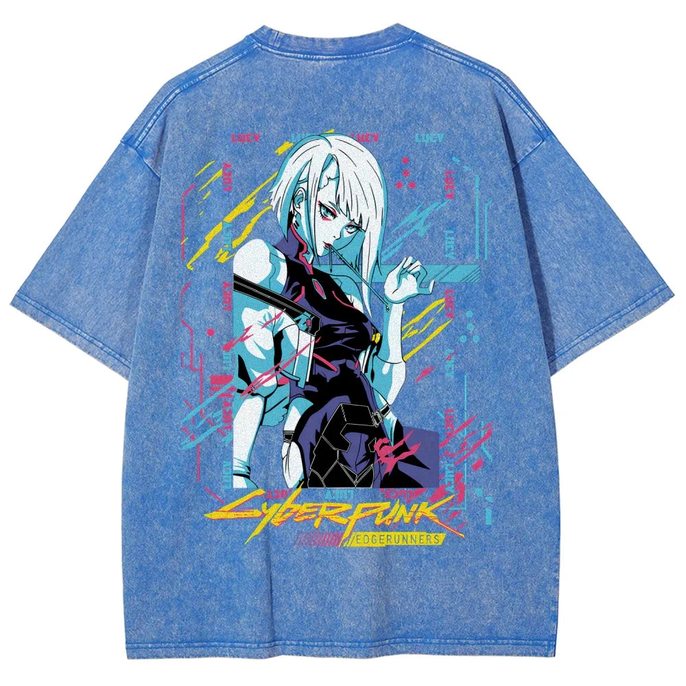 Cyberpunk Unisex Fit Washed T-Shirt 25 8 14576