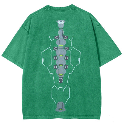 Cyberpunk Unisex Fit Washed T-Shirt 2511  4565