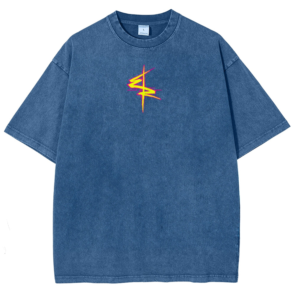 Cyberpunk Edgerunner Unisex Fit Washed T-Shirt 25 9  66 9