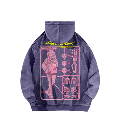 Cyberpunk Casual Washed Hoodie 25 8 1 866