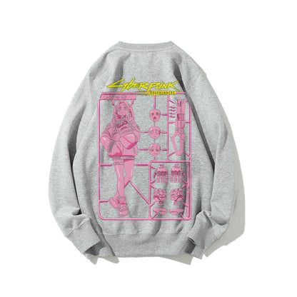 Cyberpunk Unisex Casual Printed Sweatshirt 25 8 1 829