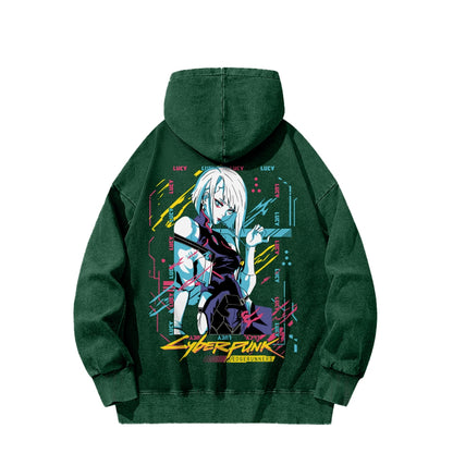Cyberpunk: Edgerunners Casual Washed Hoodie 25 8 14756