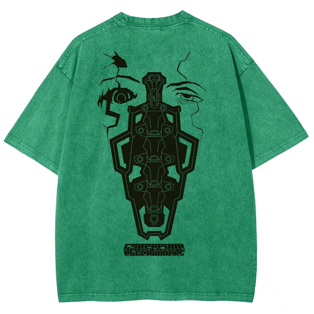 Cyberpunk Edgerunners Unisex Fit Washed T-Shirt 25 9 12 86