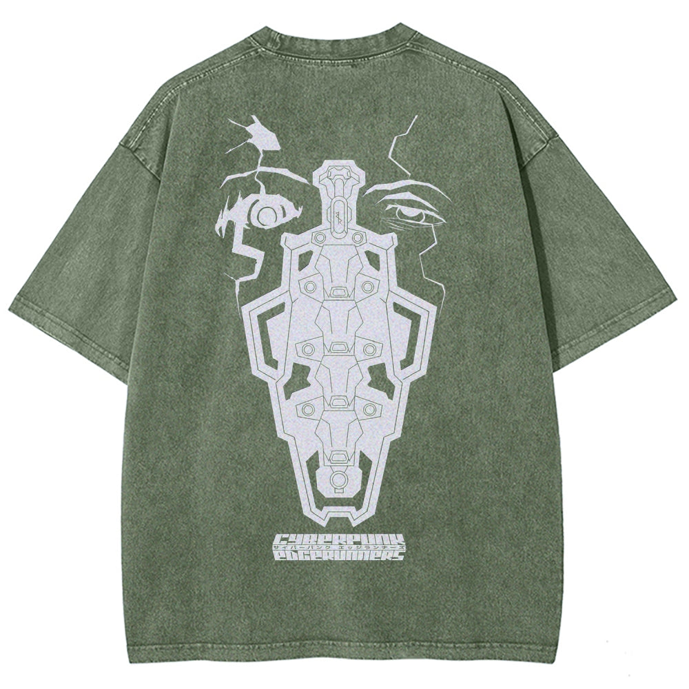 Cyberpunk Edgerunners Unisex Fit Washed T-Shirt 25 9 12 86