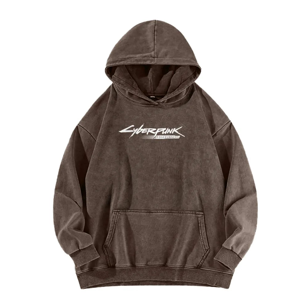 Cyberpunk: Edgerunners Casual Washed Hoodie 25 8 14758