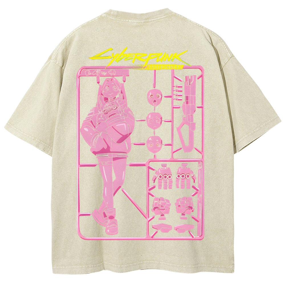 Cyberpunk: Edgerunners Unisex Fit Washed T-Shirt 25 8 11267