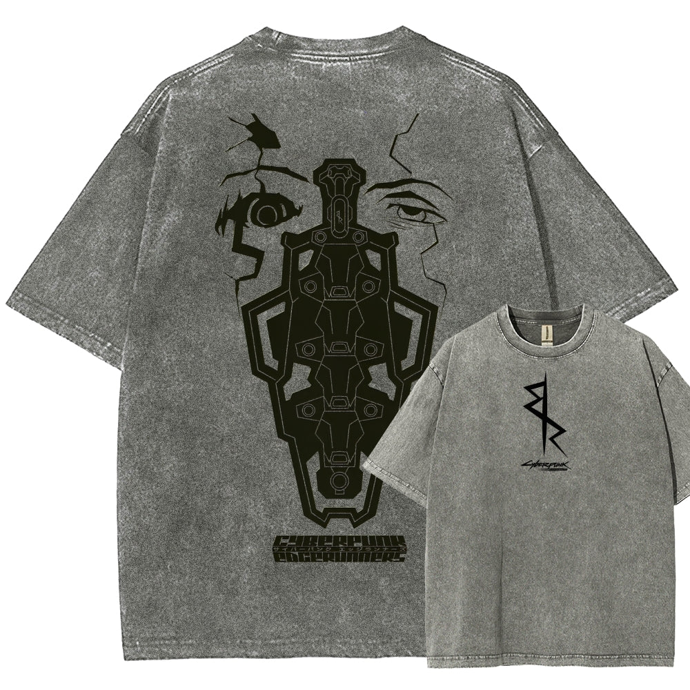 Cyberpunk Edgerunners Unisex Fit Washed T-Shirt 25 9 12 86