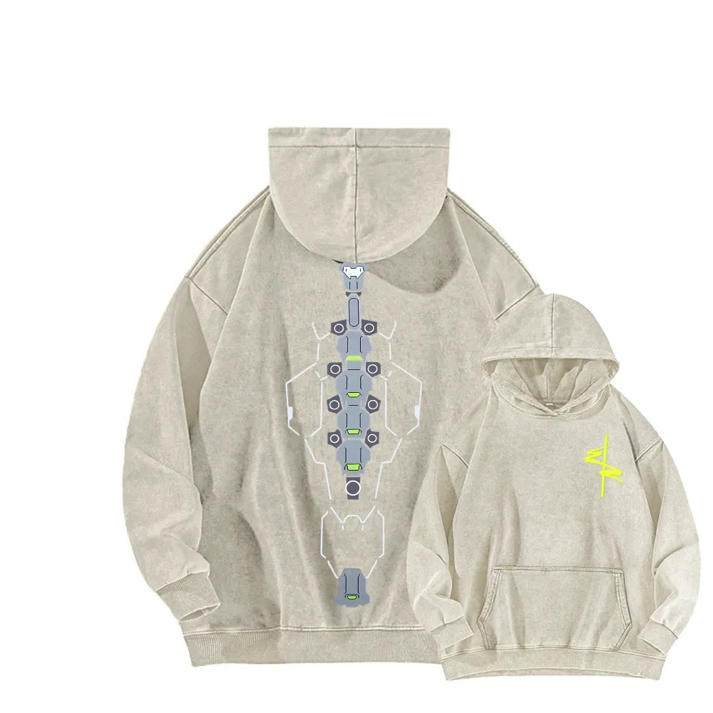 Cyberpunk Unisex washed sweatshirts 2511  4559