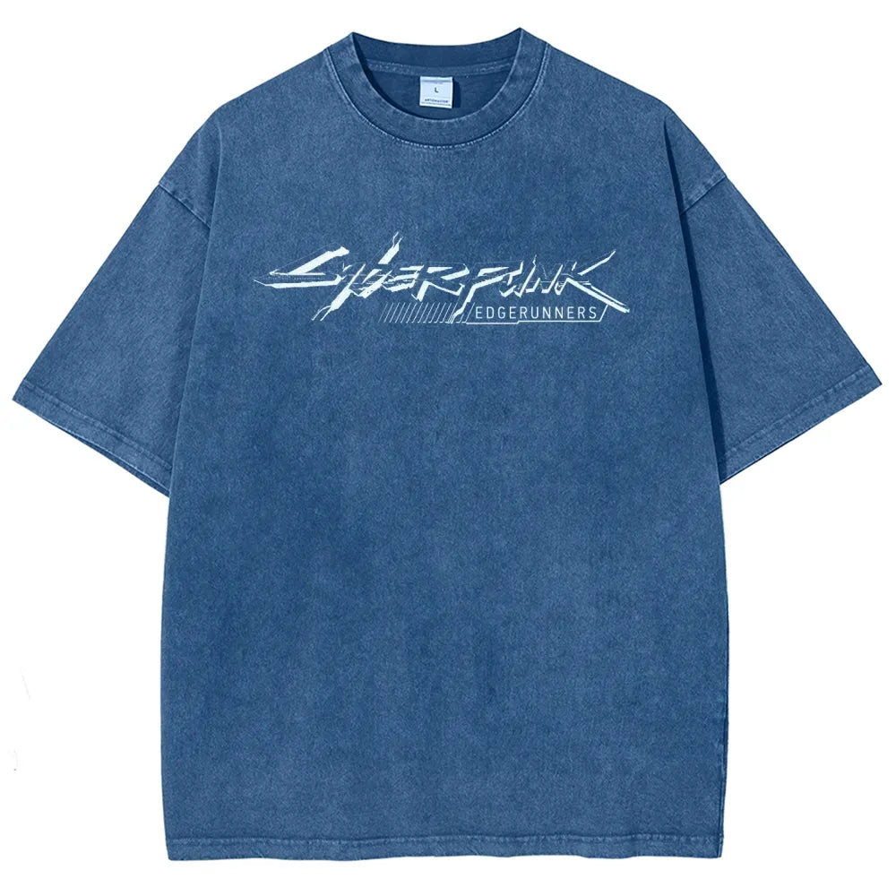 Cyberpunk Edgerunners Unisex Fit Washed T-Shirt 26 1  134