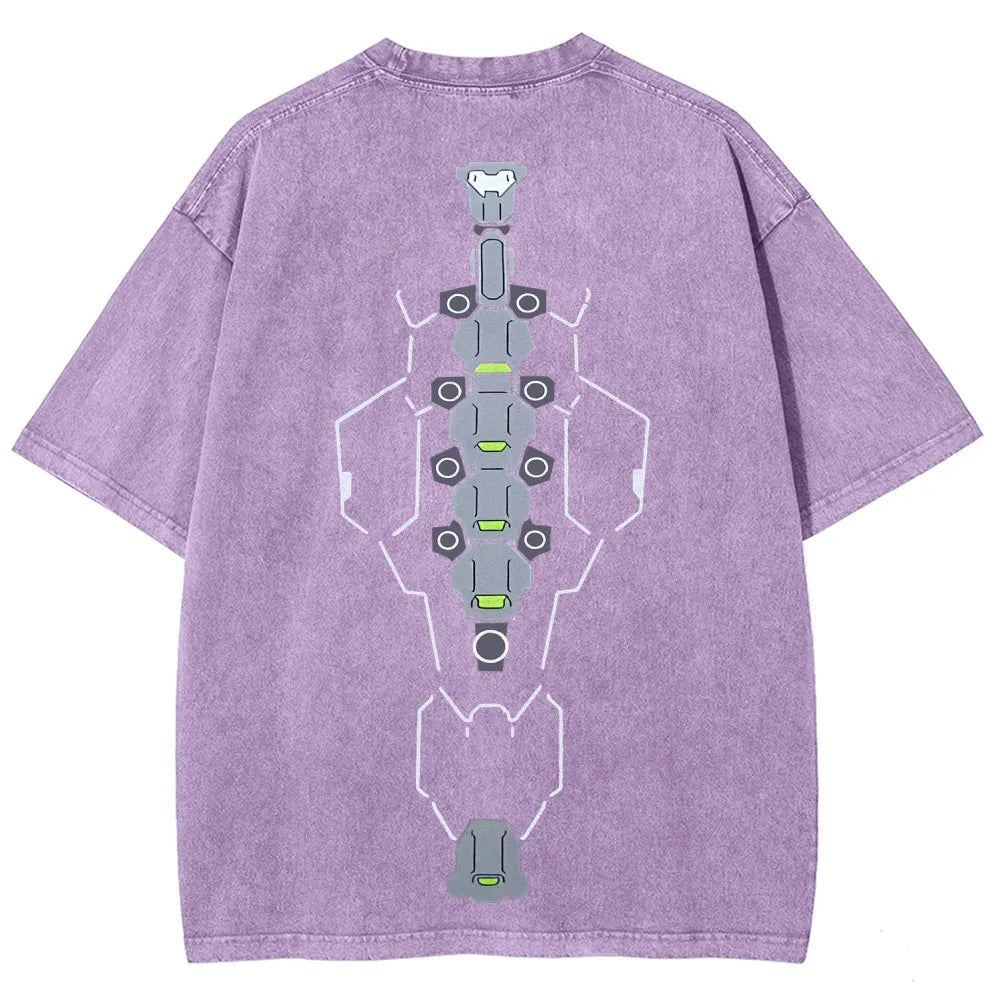 Cyberpunk Unisex Fit Washed T-Shirt 2511  4565