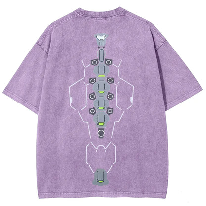 Cyberpunk Unisex Fit Washed T-Shirt 2511  4565