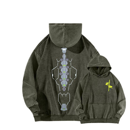 Cyberpunk Unisex washed sweatshirts 2511  4559