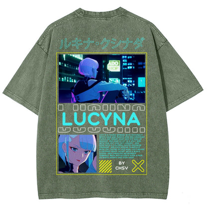 Cyberpunk Unisex Fit Washed T-Shirt 25 8 14781