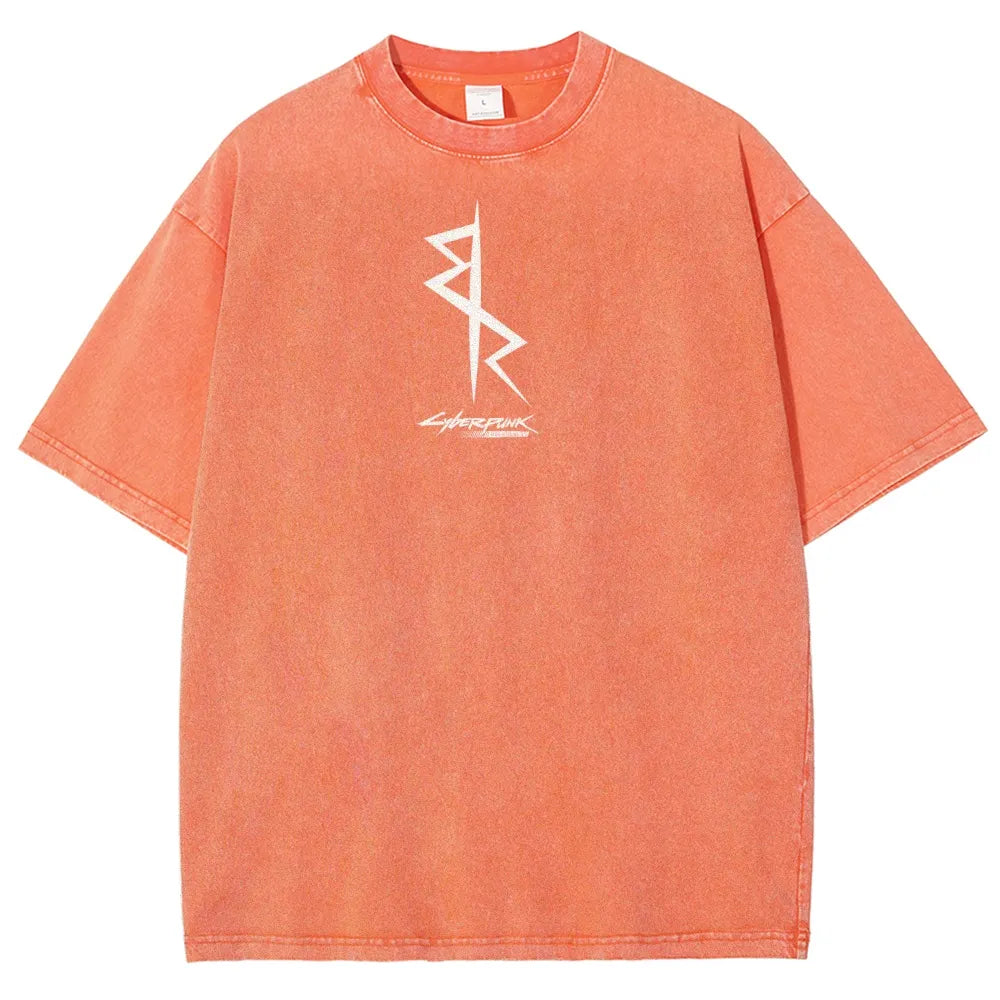 Cyberpunk Edgerunners Unisex Fit Washed T-Shirt 25 9 12 86