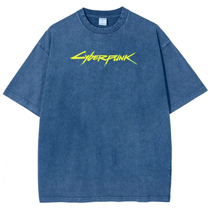 Cyberpunk Edgerunner Unisex Fit Washed T-Shirt 25 9  6616