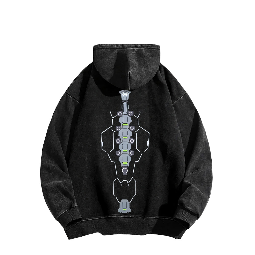 Cyberpunk Unisex washed sweatshirts 2511  4559
