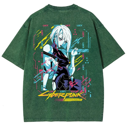Cyberpunk Unisex Fit Washed T-Shirt 25 8 14576