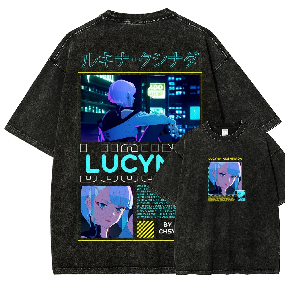Cyberpunk Unisex Fit Washed T-Shirt 25 8 14781