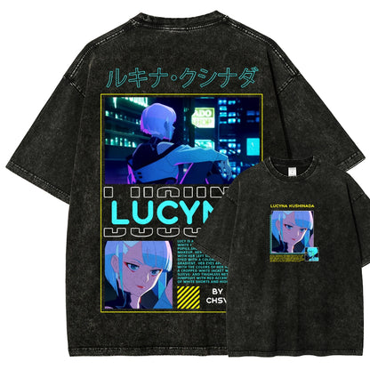 Cyberpunk Unisex Fit Washed T-Shirt 25 8 14781