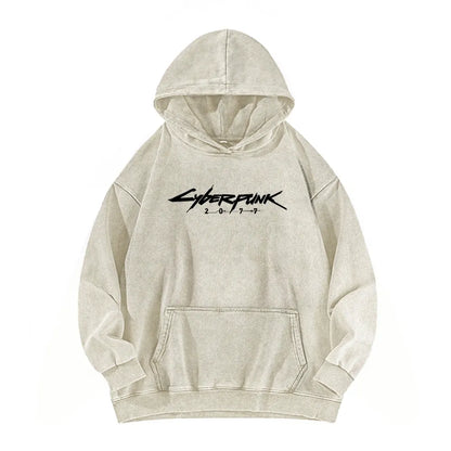 Cyberpunk Unisex washed sweatshirts 2511  456