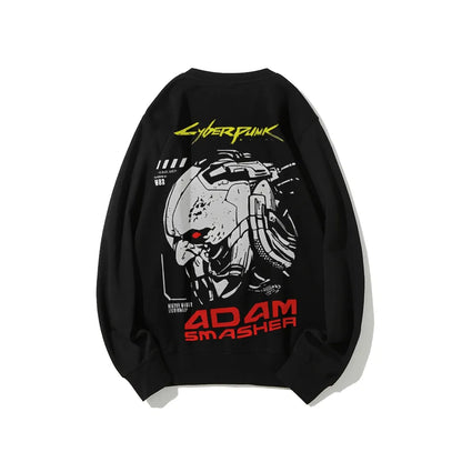 Cyberpunk Unisex Casual Printed Sweatshirt 25 8 1 8 9
