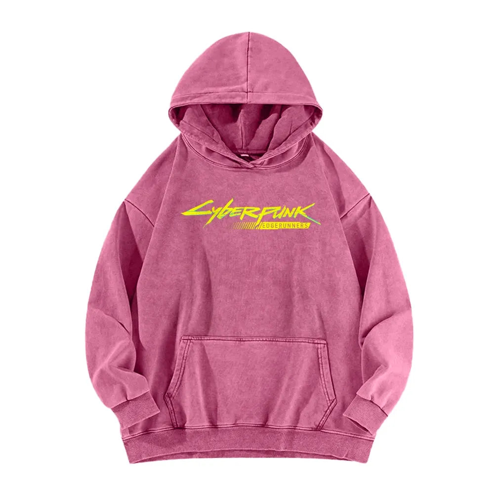 Cyberpunk: Edgerunners Casual Washed Hoodie 25 7 22462