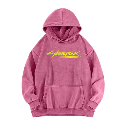 Cyberpunk: Edgerunners Casual Washed Hoodie 25 7 22462