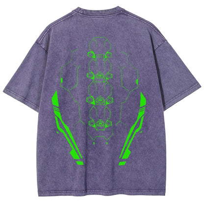 Cyberpunk Unisex Fit Washed T-Shirt 25 8 14597