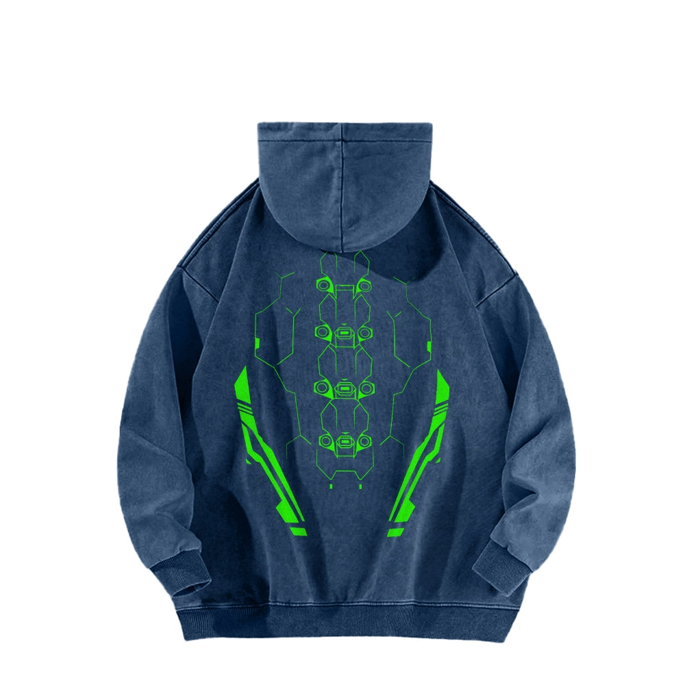 Cyberpunk: Edgerunners Casual Washed Hoodie 25 8 14757