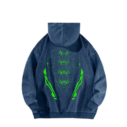 Cyberpunk: Edgerunners Casual Washed Hoodie 25 8 14757