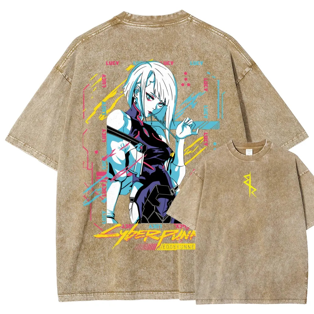 Cyberpunk Unisex Fit Washed T-Shirt 25 8 14576