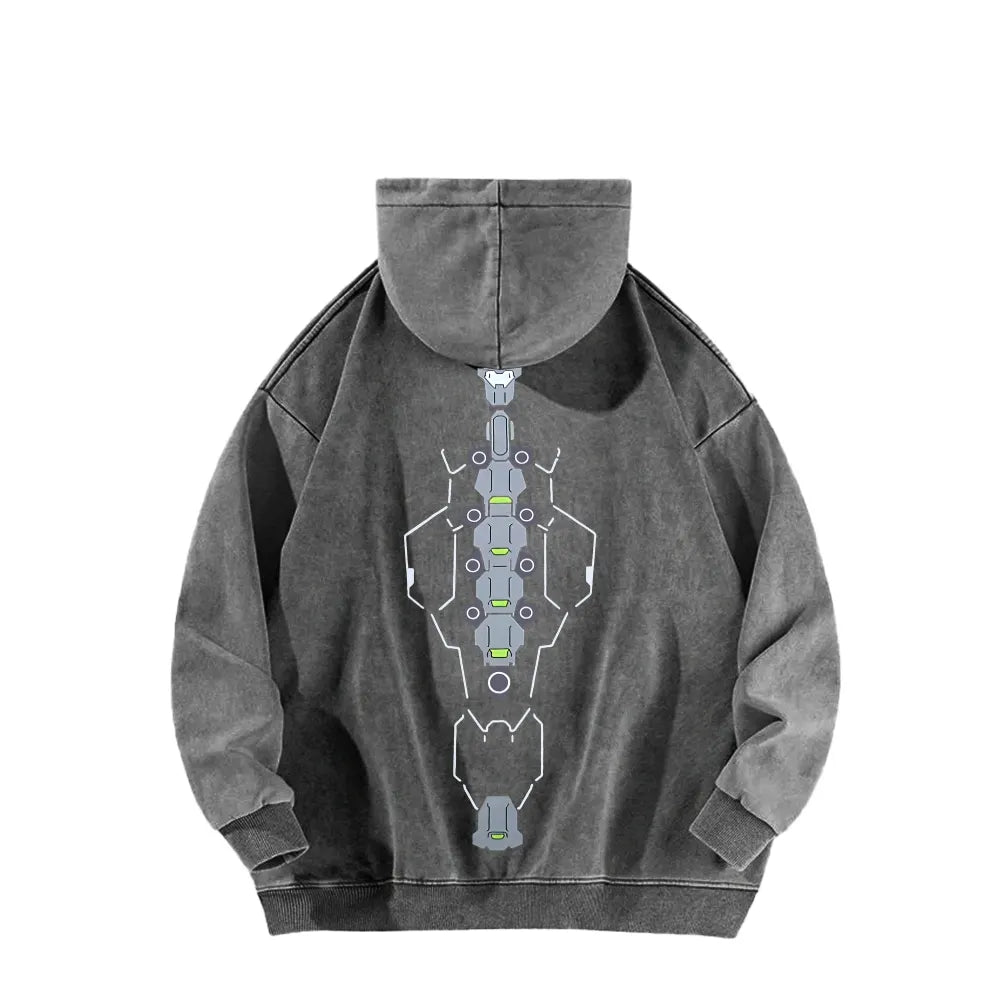 Cyberpunk Unisex washed sweatshirts 2511  4559