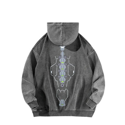 Cyberpunk Unisex washed sweatshirts 2511  4559