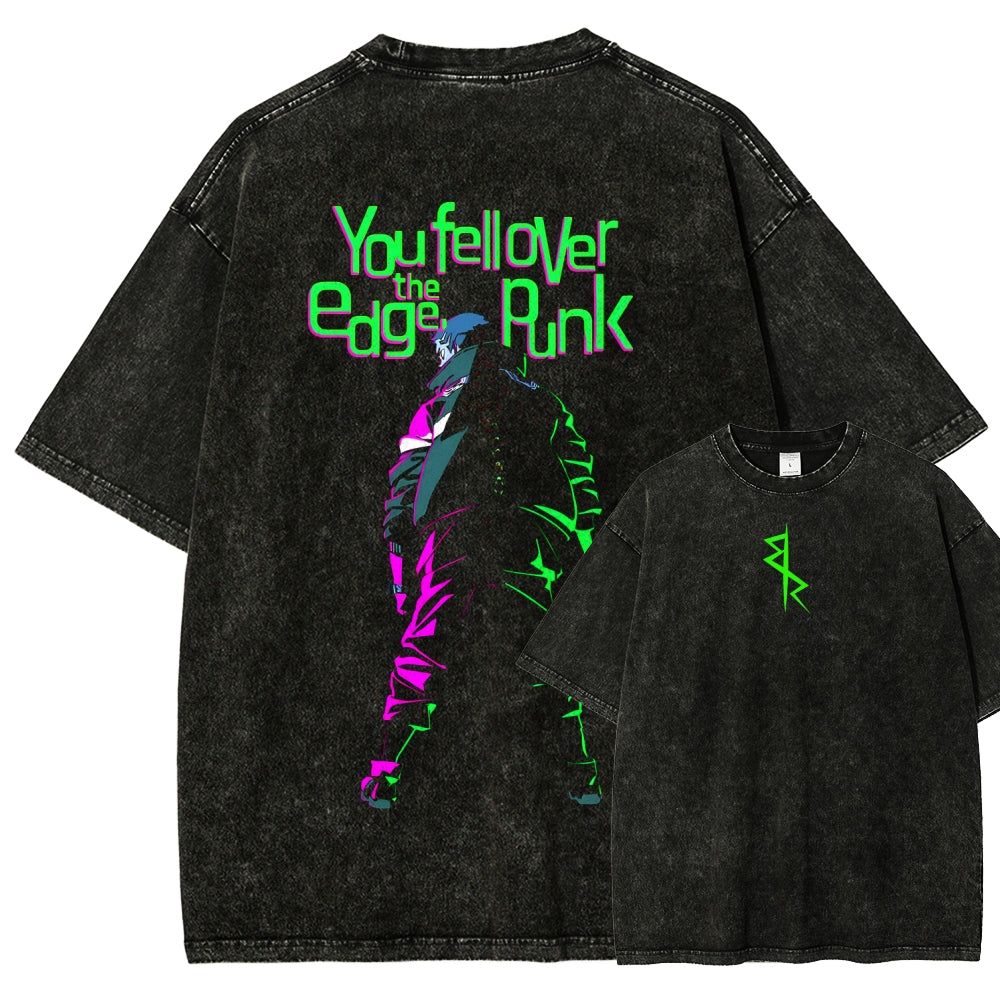 Cyberpunk Edgerunners Unisex Fit Washed T-Shirt 25 9 121 5