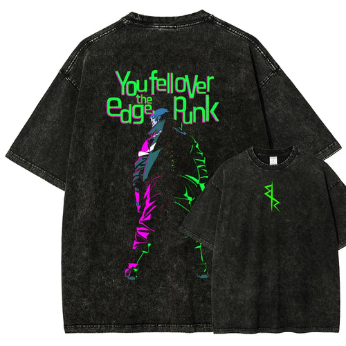 Cyberpunk Edgerunners Unisex Fit Washed T-Shirt 25 9 121 5
