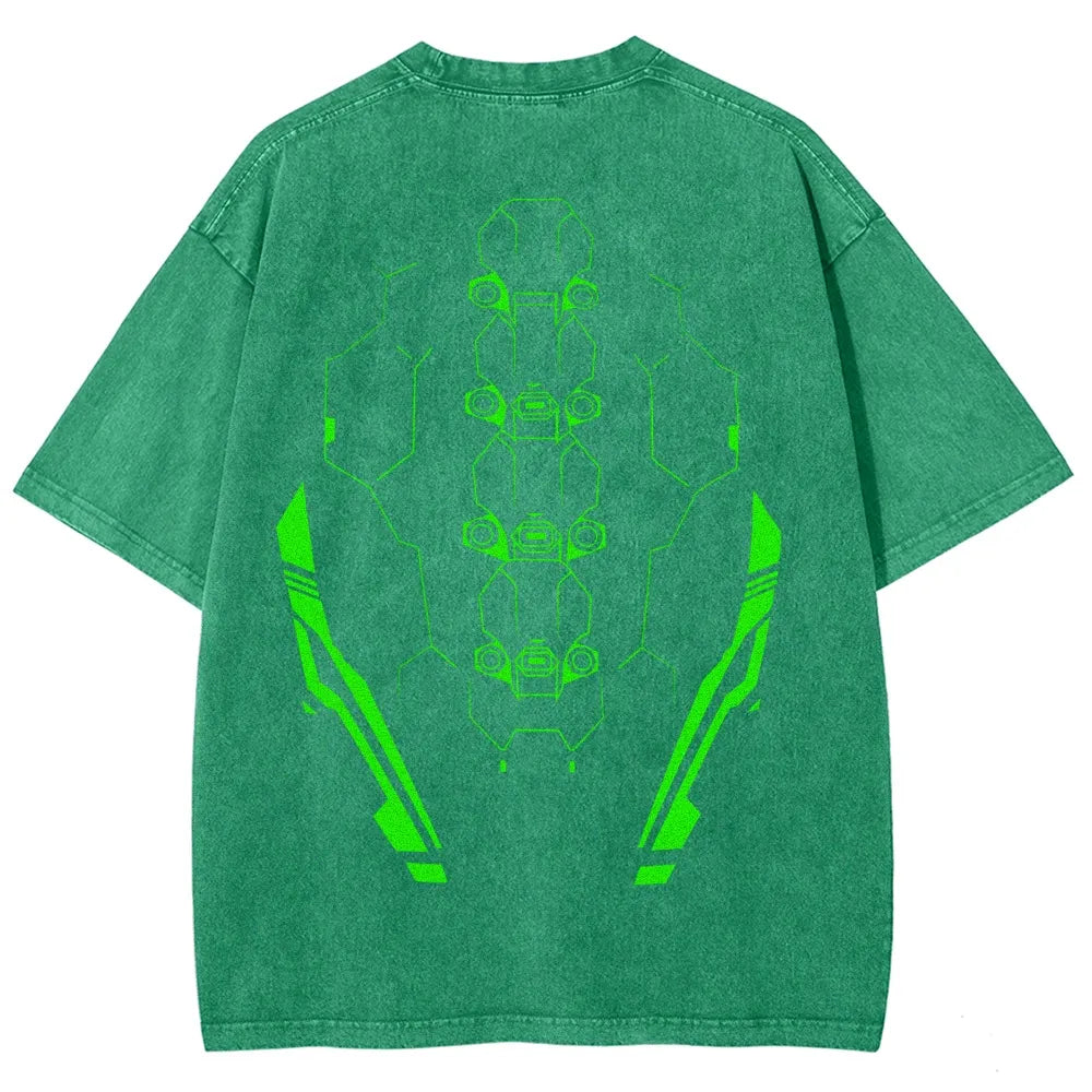 Cyberpunk Unisex Fit Washed T-Shirt 25 8 14597