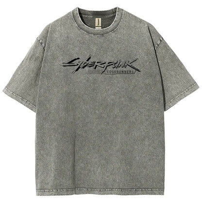Cyberpunk Edgerunners Unisex Fit Washed T-Shirt 26 1  134