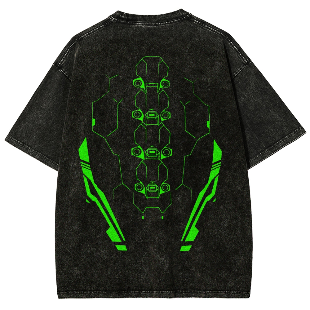 Cyberpunk Unisex Fit Washed T-Shirt 25 8 14597
