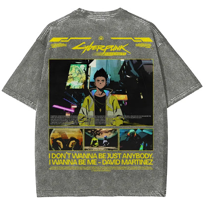 Cyberpunk Unisex Fit Washed T-Shirt 25 8  1212