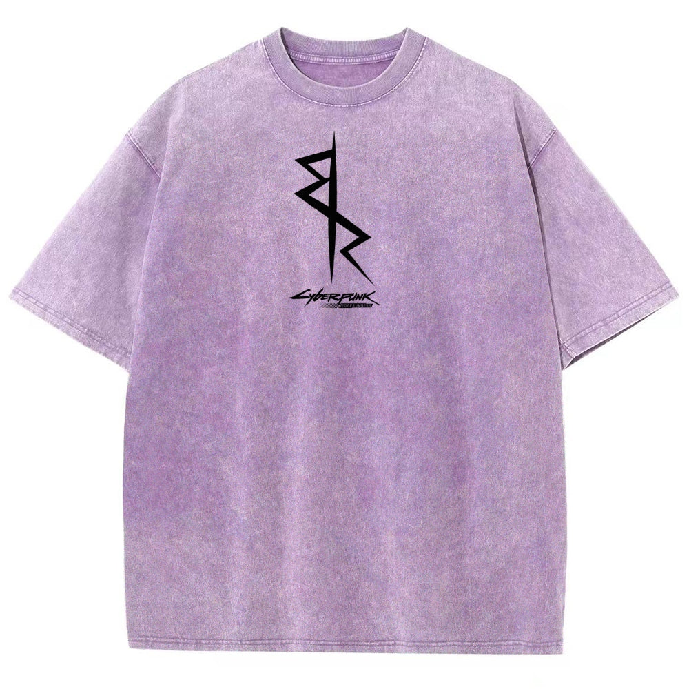 Cyberpunk Edgerunners Unisex Fit Washed T-Shirt 25 9 12 86
