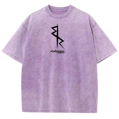 Cyberpunk Edgerunners Unisex Fit Washed T-Shirt 25 9 12 86