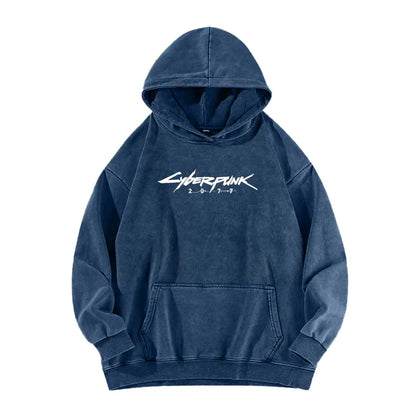 Cyberpunk Unisex washed sweatshirts 2511  456