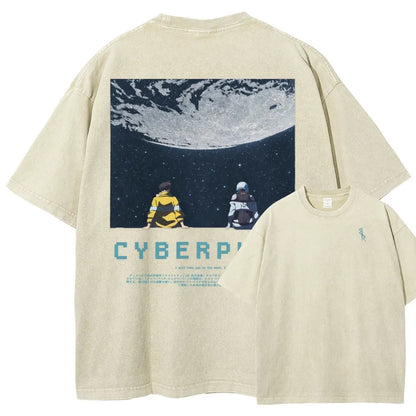 Cyberpunk Unisex Fit Washed T-Shirt 26 1  464