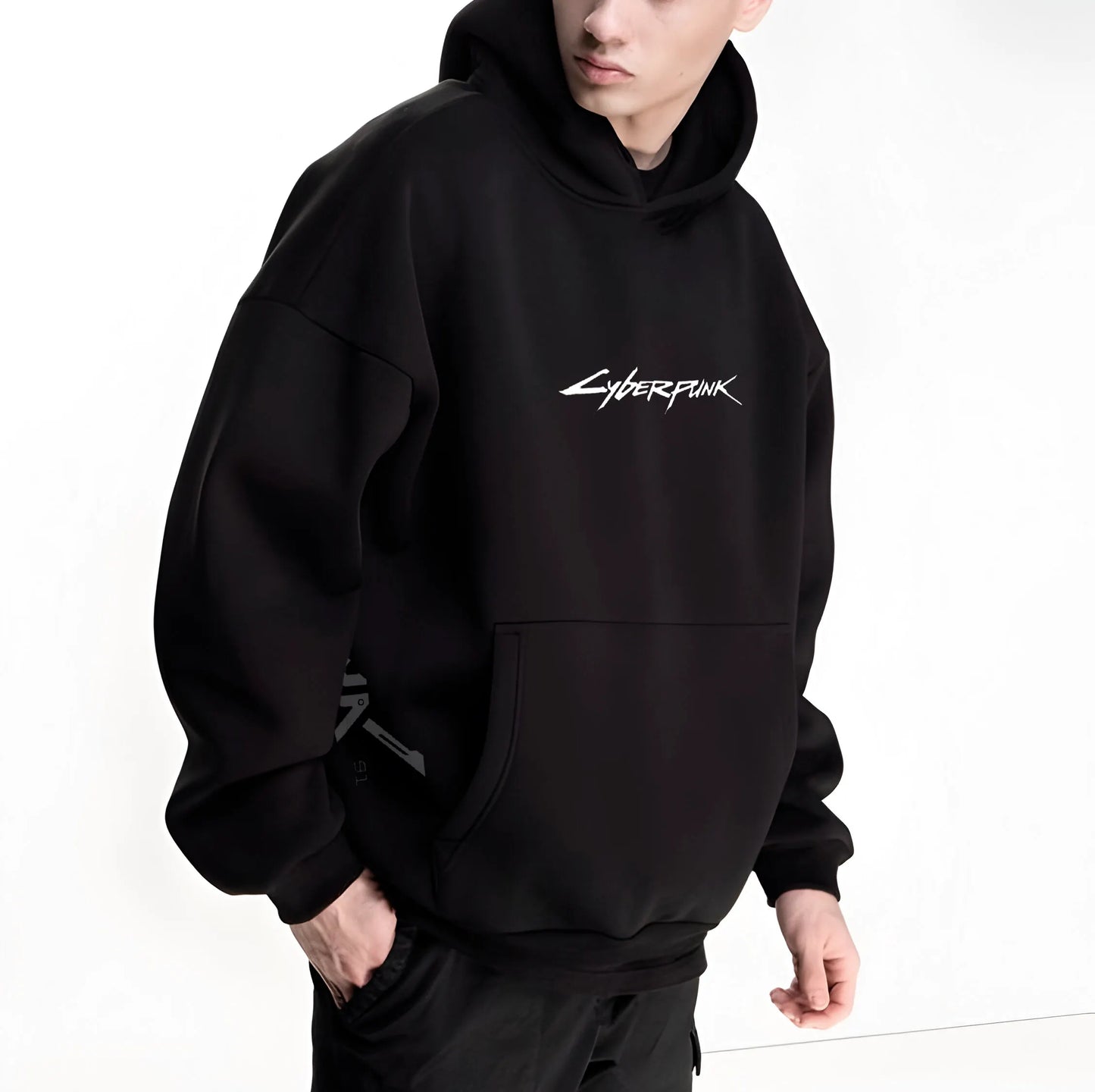 Hoodie Oversize Luminiscente CyberPunk