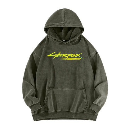 Cyberpunk: Edgerunners Casual Washed Hoodie 25 7 22462