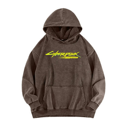 Cyberpunk: Edgerunners Casual Washed Hoodie 25 7 22462