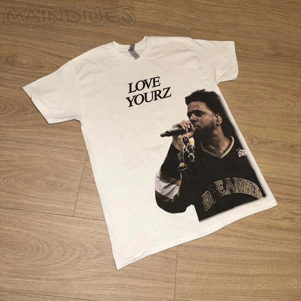 j-cole printed crew neck T-shirt