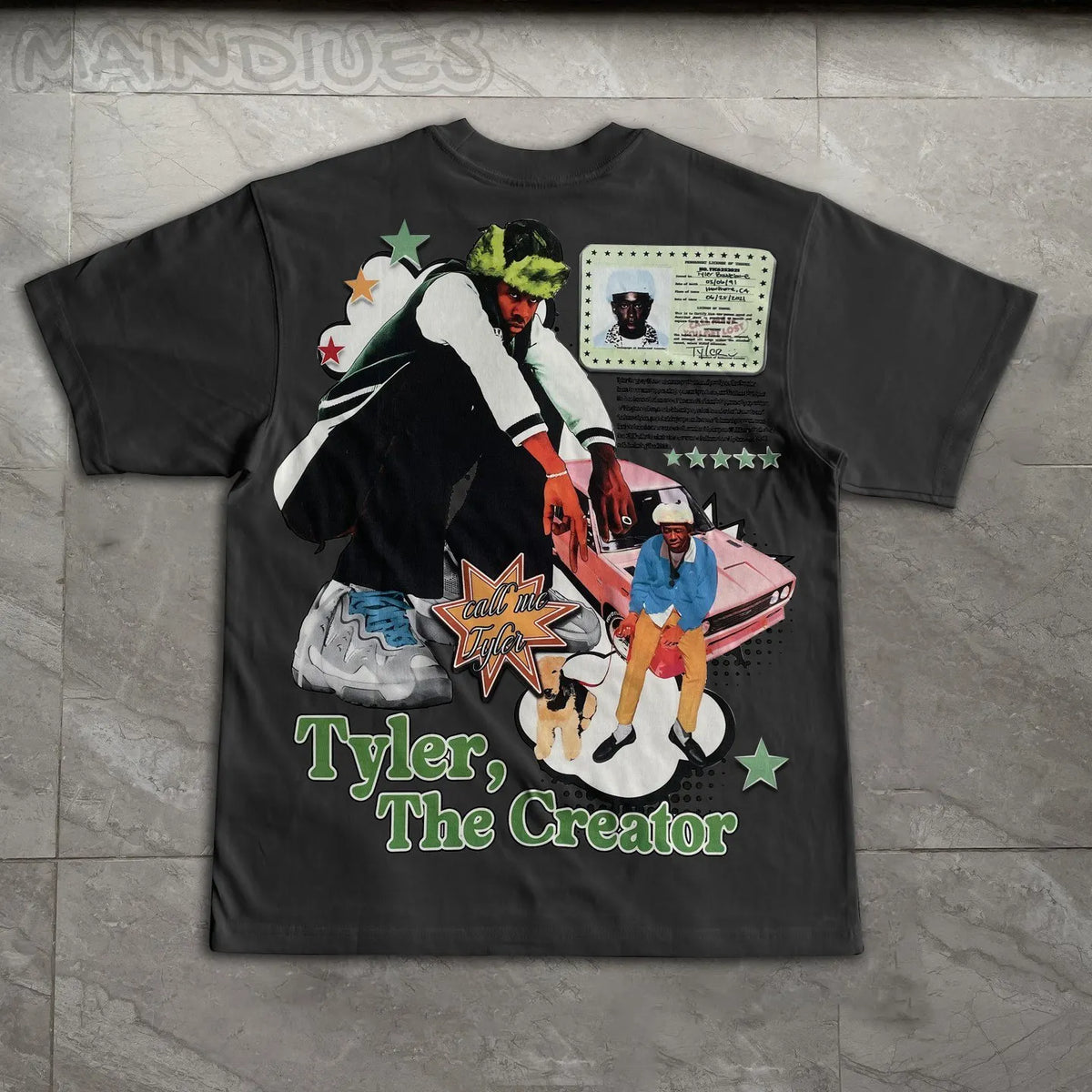 Casual Street Artist Print T-Shirt